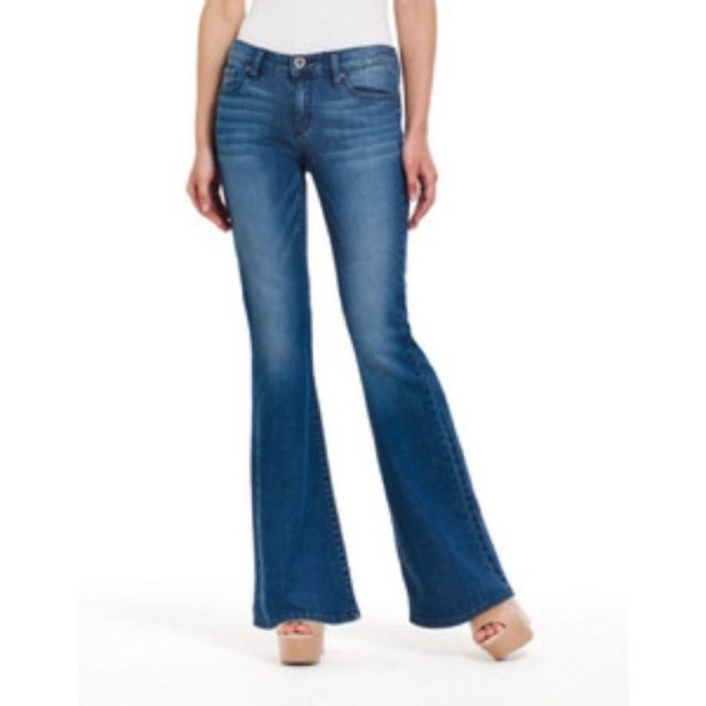 BCBGMaxAzria Alexander Grande Flare Jeans
